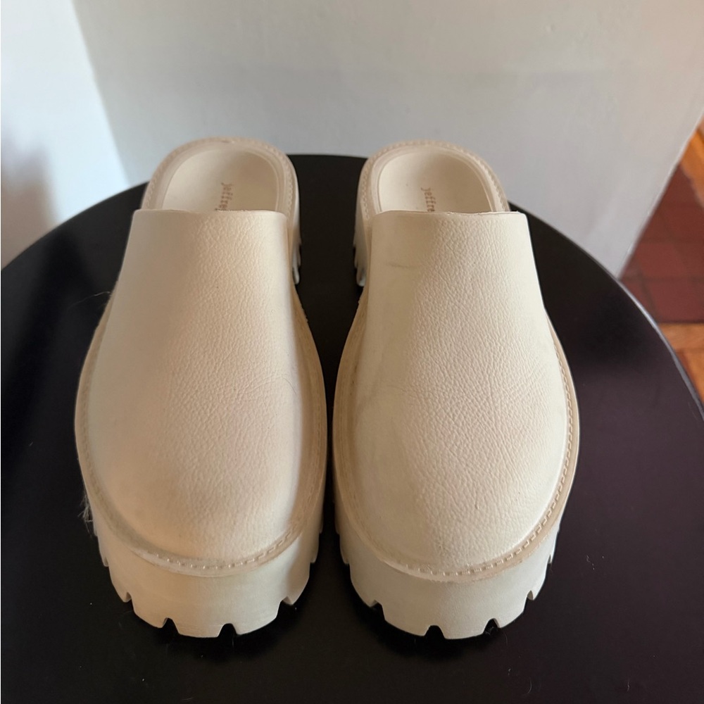Jeffrey Campbell Cream Mules